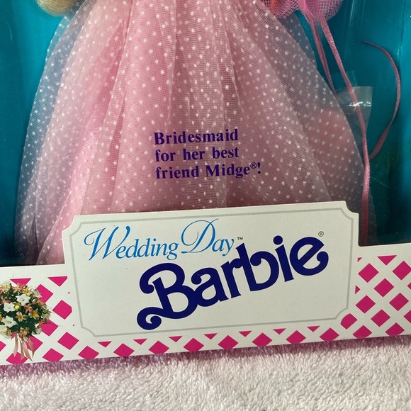 Wedding Day Barbie Lovely Bridesmaid-1990 - Picture 4 of 6